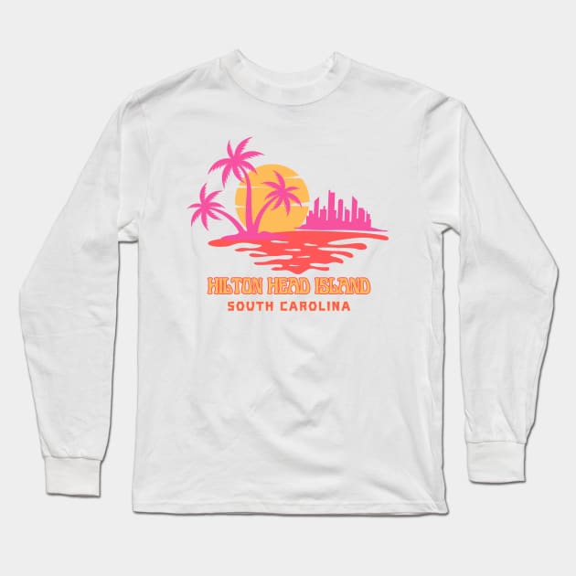 Hilton Head Island South Carolina Long Sleeve T-Shirt by Moulezitouna